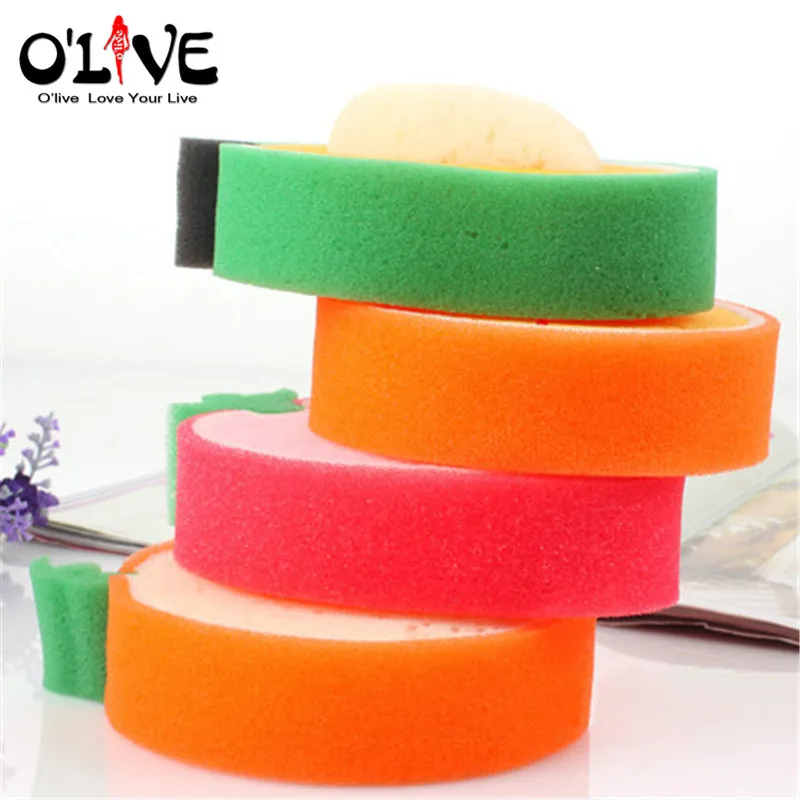 Fruit Sponges Dishwashing Anti-greasy Strong Decontamination Washing Cloth Cleaning Towel Non Stick Oil Sponge Kitchen Gadgets | Дом и сад