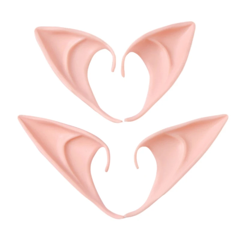 

1 Pair Halloween Party Elven Elf Ears Anime Fairy Cospaly Costumes Vampire Latex