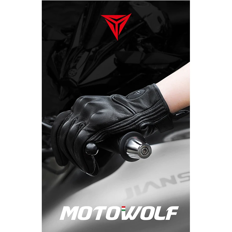 Перчатки Motowolf Сенсорный экран Водонепроницаемые перчатки Мотоцикл ATV Горные велосипедные езда Перчатки из натурально