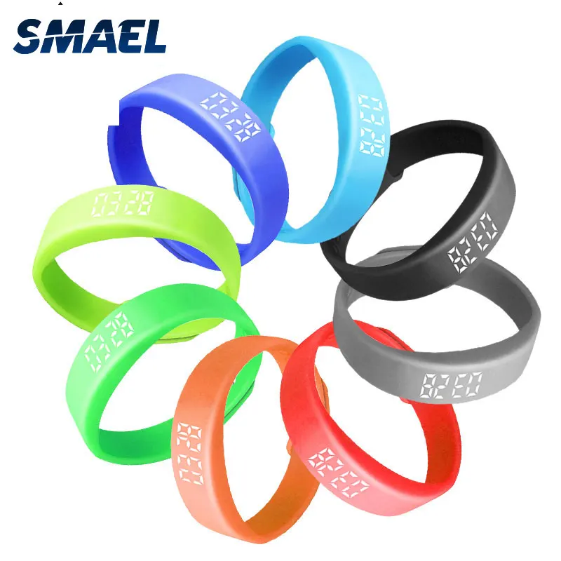 SMAEL новый продукт часы светодиодные Многофункциональные Мужские часы-браслет