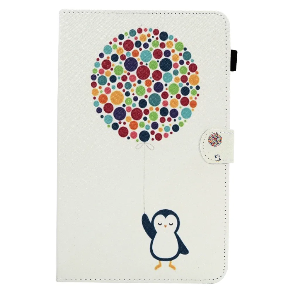 Ультратонкий Магнитный умный чехол подставка из искусственной кожи с рисунком