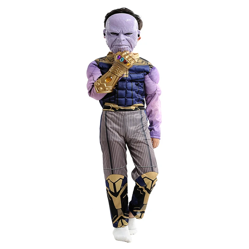 Новый Endgame мстители альянс танос Косплей Костюм костюмы для мальчиков одежда