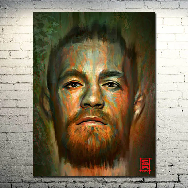 POPIGIST Conor McGregor UFC Motivational BOXING Silk Or Canvas Poster 13x18 32x43 inch Picture For Living Room Decor 023|picture for living
