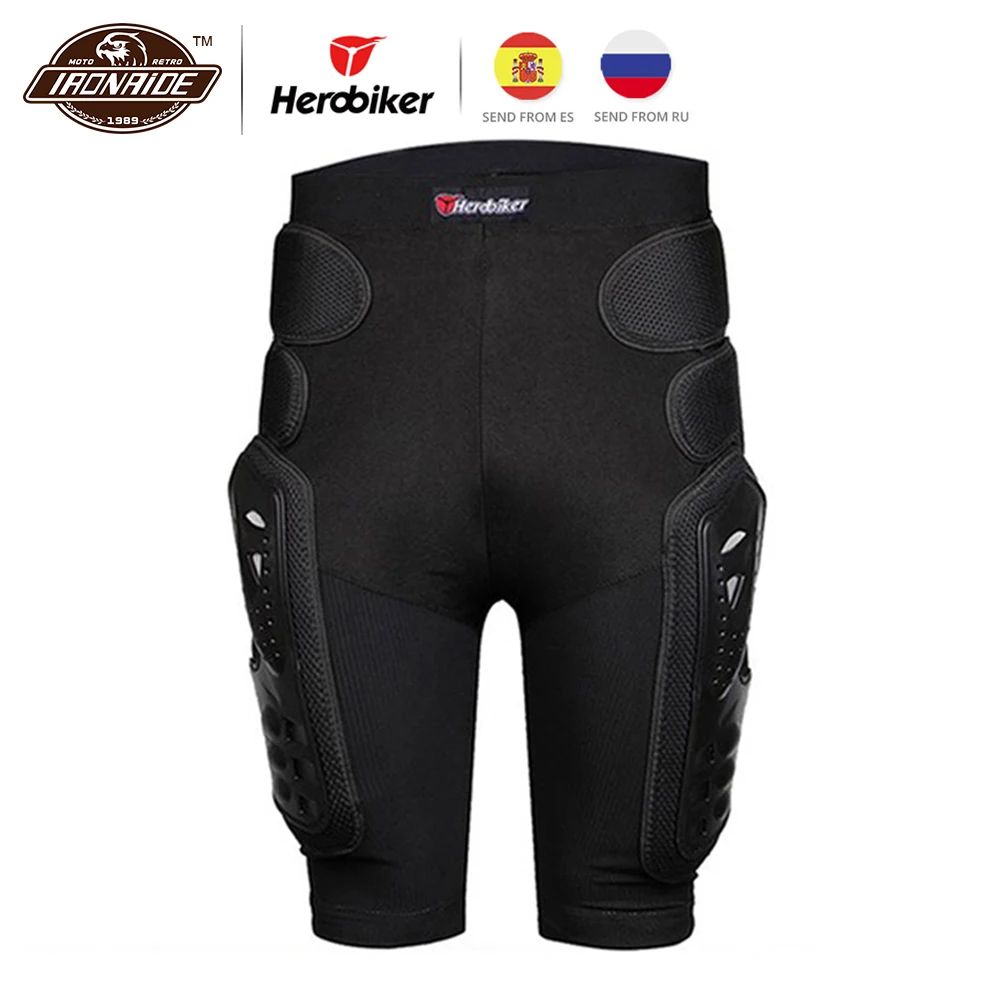 Мотоциклетные шорты HEROBIKER для мотокросса защитное снаряжение армированные брюки