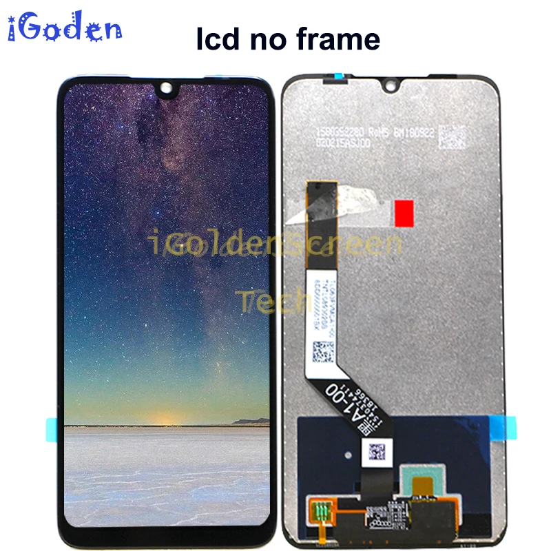 100% протестированный для Xiaomi Redmi Note 7 LCD Pro дисплей сенсорный экран с рамкой