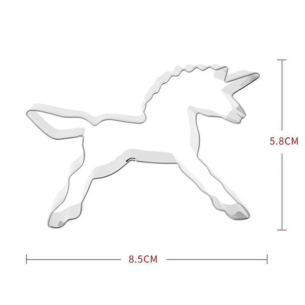 5 шт. Единорог из нержавеющей стали пони мультфильм печенье женское производство