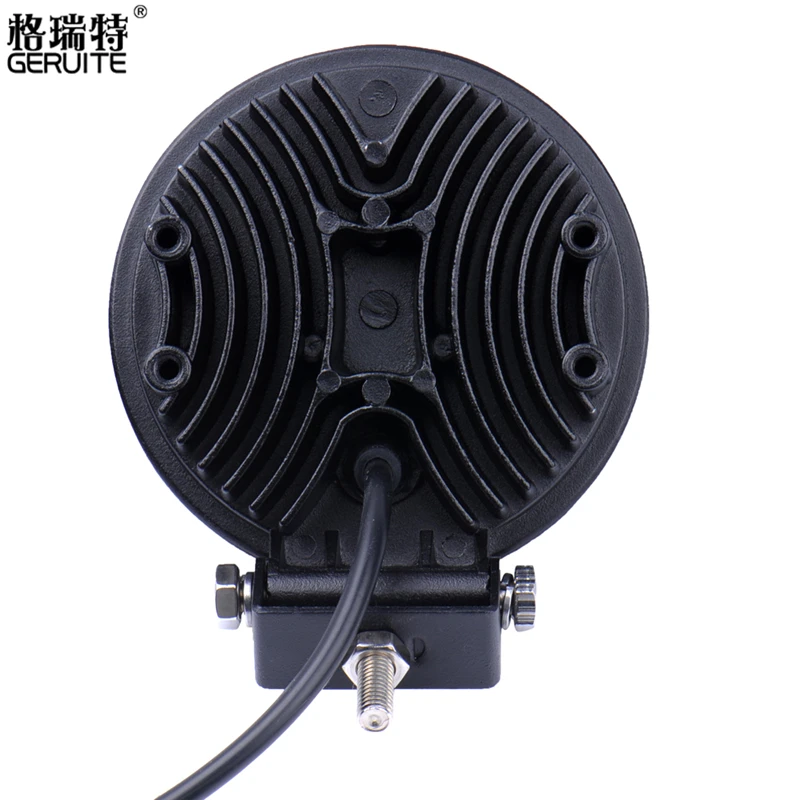 Круглая Светодиодная рабочая лампа 27 Вт для внедорожников лодок автомобилей