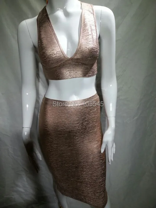 Платья бандажное без рукавов женщины элегантный золото украшенный лиственным