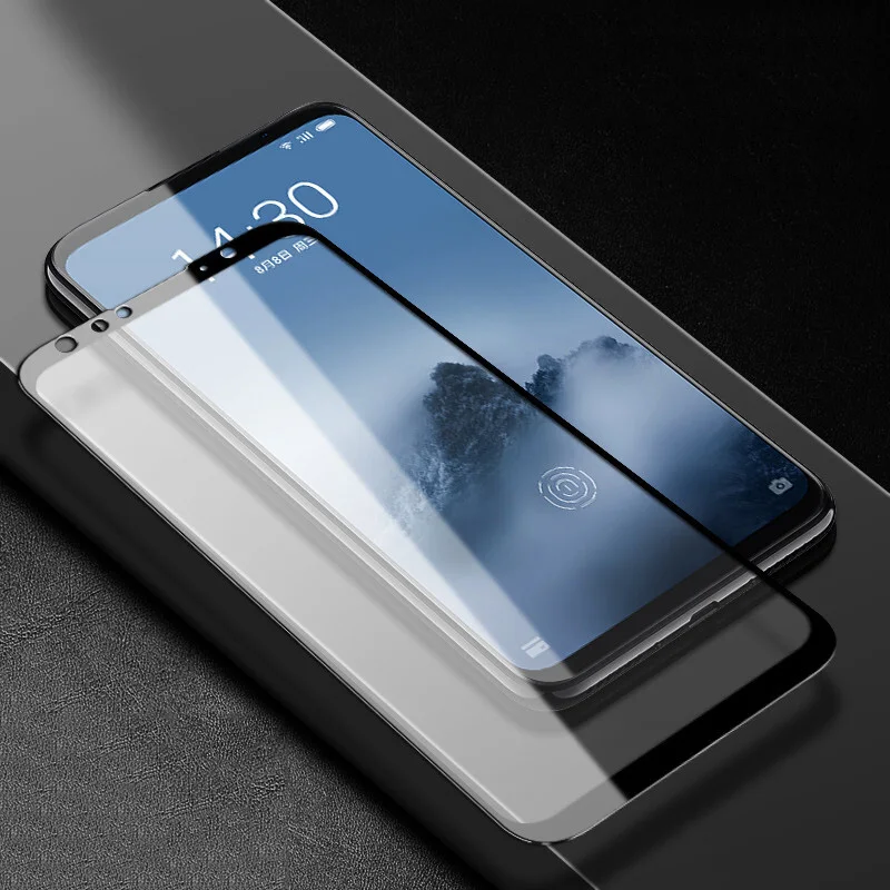 Black Glass HD закаленное защитное стекло на мейзу м6 м6s м6 ноте стекло на meizu M6 M6S M6 Note 16th стекло на мейзу 16 16 th полный Экран Защитная крышка стекло на M6 M6S M6 Note Meizu 16th стекло 2.5D круглый край - Цвет: Black Glass