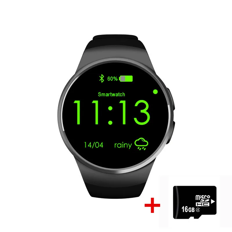 KW18 Bluetooth Смарт часы полный экран Поддержка SIM TF карты Smartwatch телефон сердечного