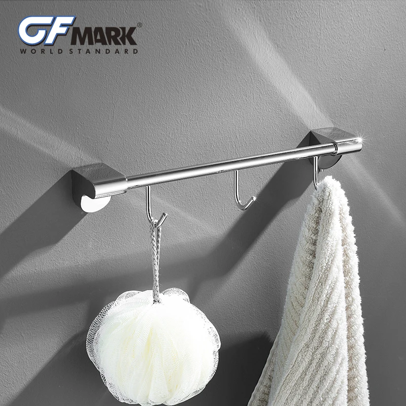 GFmark хромированные аксессуары для ванной комнаты держатели полотенец кольцо мыла