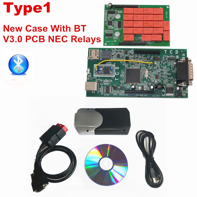 A+ качество OBDIICAT TCS Pro Красный V3.0 реле Ник,1 OBD2 Bluetooth автомобили/грузовики OBD2 диагностический инструмент считыватель кодеров как MVD