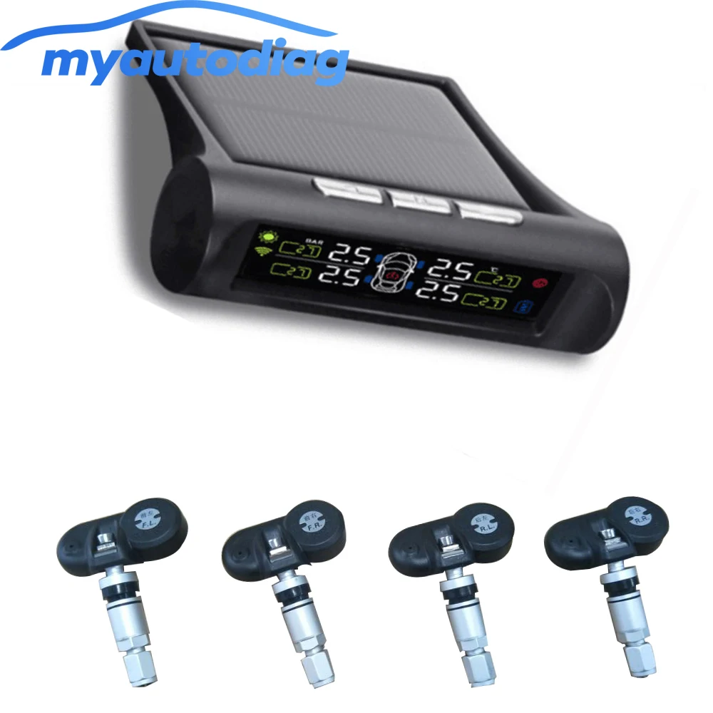 Автомобильная TPMS система мониторинга давления в шинах цифровой ЖК дисплей