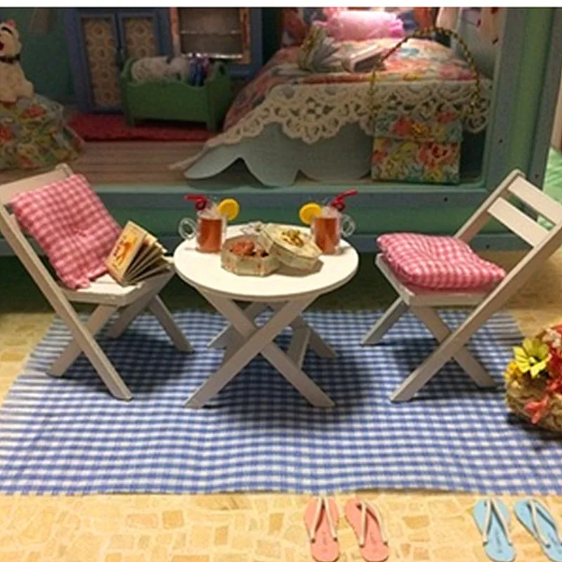 Cuteroom DIY деревянный кукольный домик Миниатюрный комплект для кукольного дома