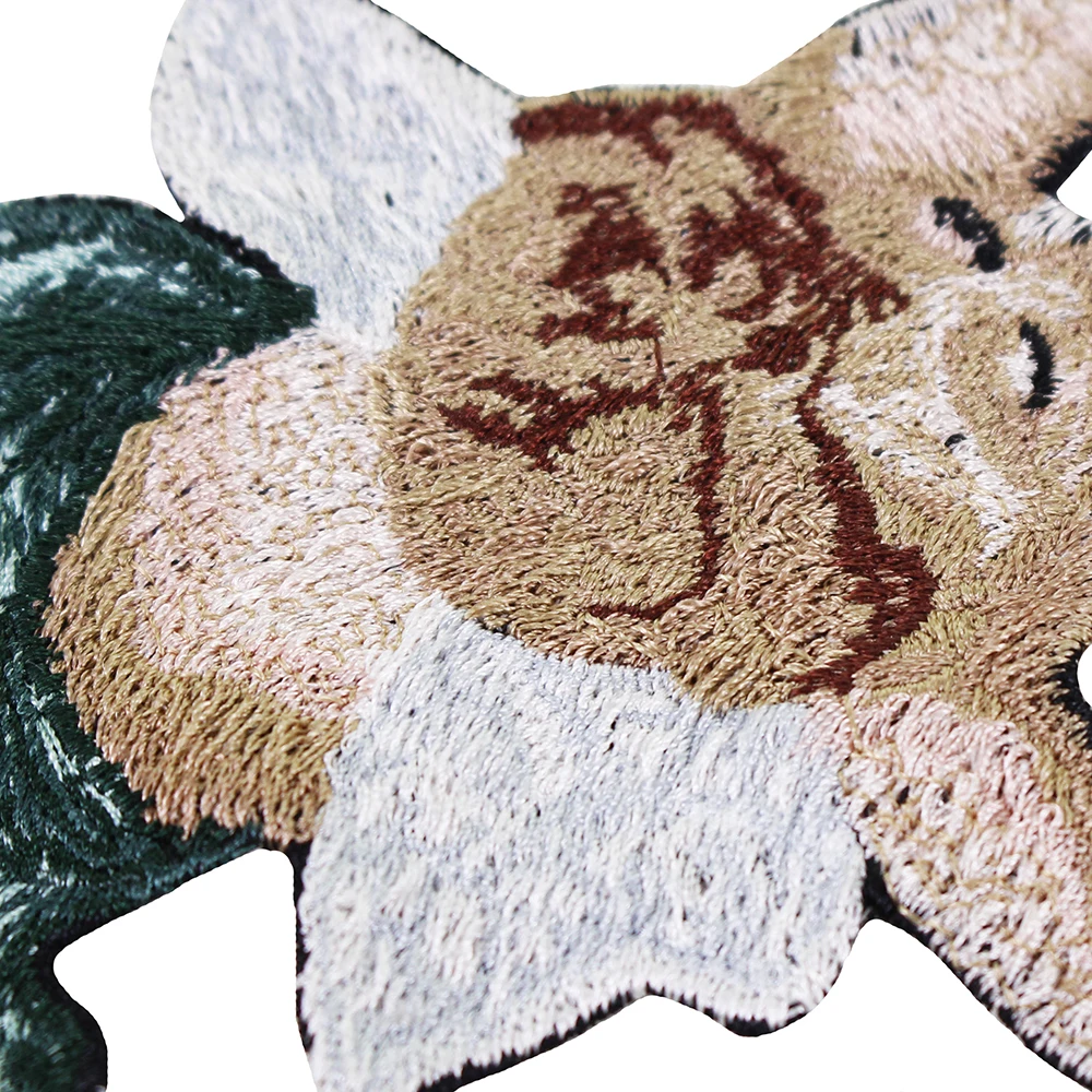 5 шт./комплект нашивки с вышитыми сердечками и цветочной аппликацией в виде