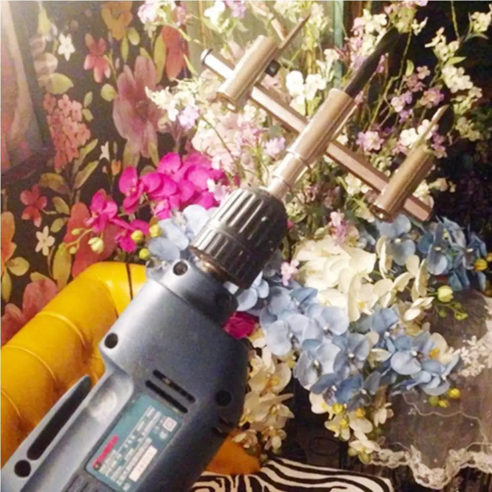 

New Adjustable 40mm-200mm Circle Hole Cutter Set with Wood Metal Hole Saw Drill Bit Tools for Woodworking