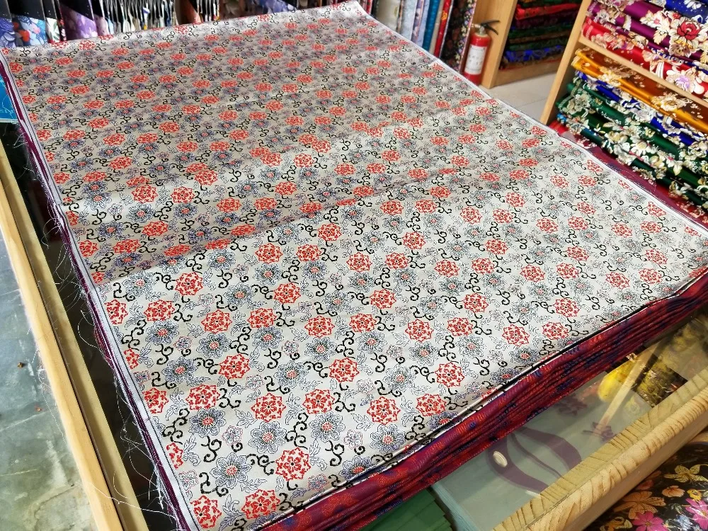Китайская шелковая парчовая тканая Дамасская ткань Чонсам Подушка