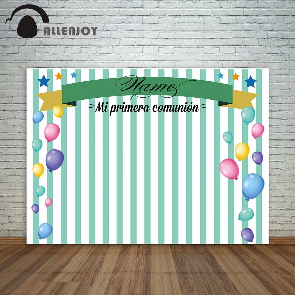 Allenjoy фон для первого причастия фотографические пользовательские воздушные шары