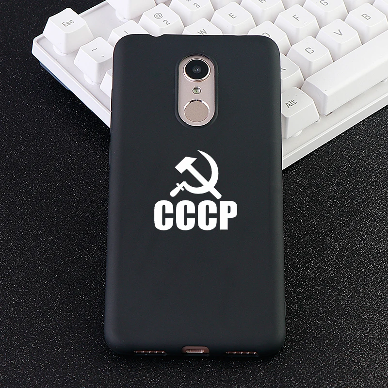 Чехол для телефона Xiaomi Redmi Note 6 MIX 2 3 S 8 SE Youth Max 4x5 A Pro Чехлы буквы CCCP мягкие