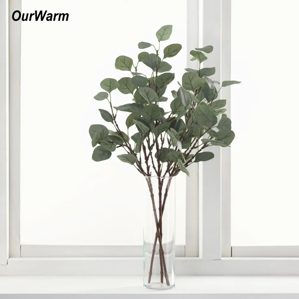 Искусственные Ветви Эвкалипта OurWarm зелень свадебное украшение искусственные