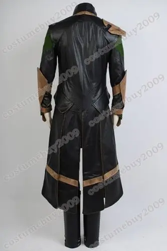 Костюм для косплея Thor The Dark World Loki мужская униформа взрослых плащ пальто куртка