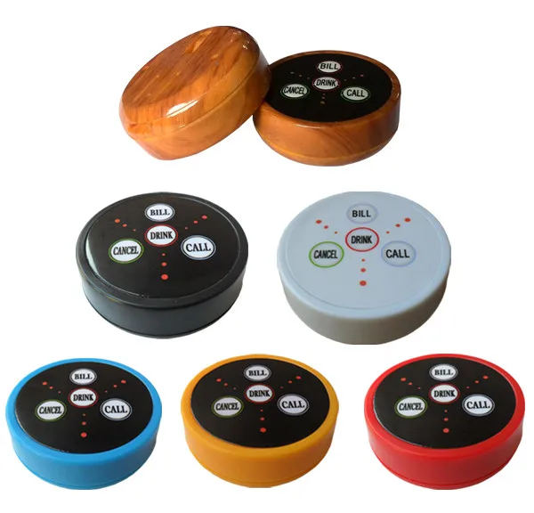 Беспроводная система официантки вызова 4 наручных приемника + 28 кнопок |