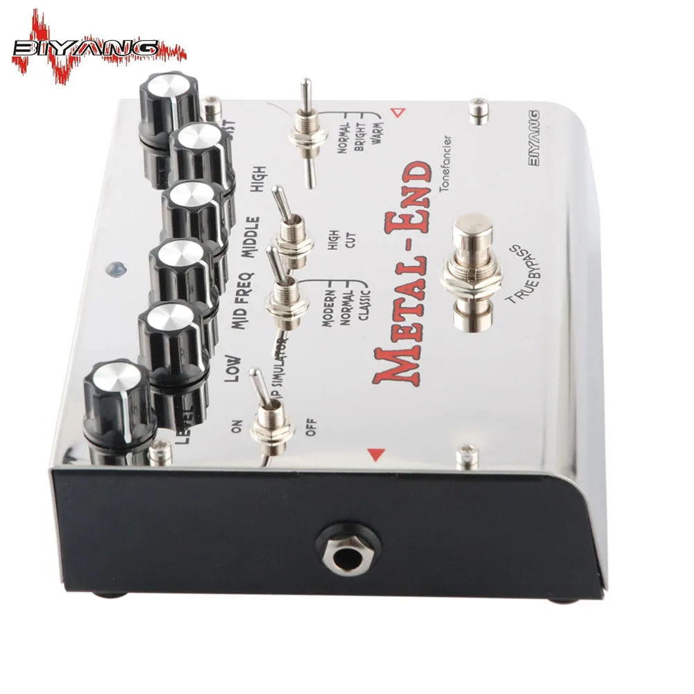 Biyang Tonefancier Metal End Pro 18 режимов искажений педаль эффектов для электрогитары True Bypass New