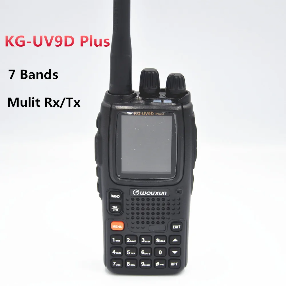 Хорошее качество Wouxun KG UV9D plus двухстороннее радио UV 144 146/430 440MHz Mulit Band Receive Walkie Talkie