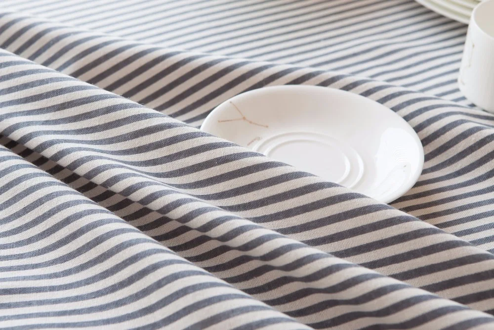 Льняные хлопковые скатерти для прямоугольных столов клетчатые стола льняная