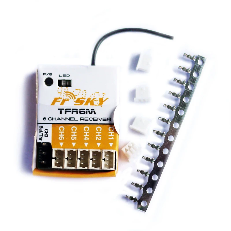 FrSky TFR6M 2 4 ГГц 6CH микро приемник FASST совместимый | Игрушки и хобби