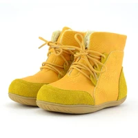 new boys girls winter boots suede leather toddler baby snow boots thick soft school shoes lace up shorts flat botas size22 33