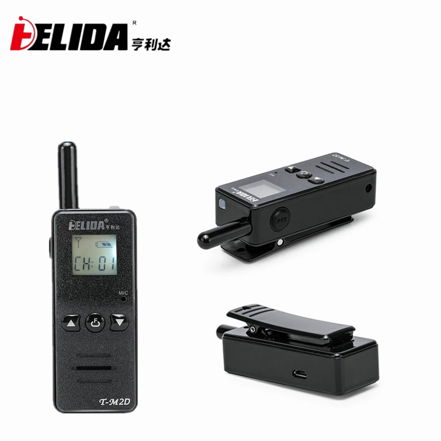 helida m2d radio bidirecional 128 canais 400 520mhz com display lcd walkie talkie