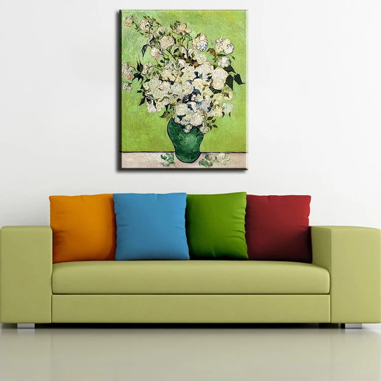 Розы в вазе от Винсента Ван Гога производители красок для домашнего декора идея