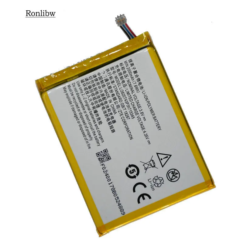 Аккумулятор Ronlibw Li3820T43P3h715345 сменный для ZTE Grand S Flex MF910 MF910S MF910L MF920 MF920S MF920W с
