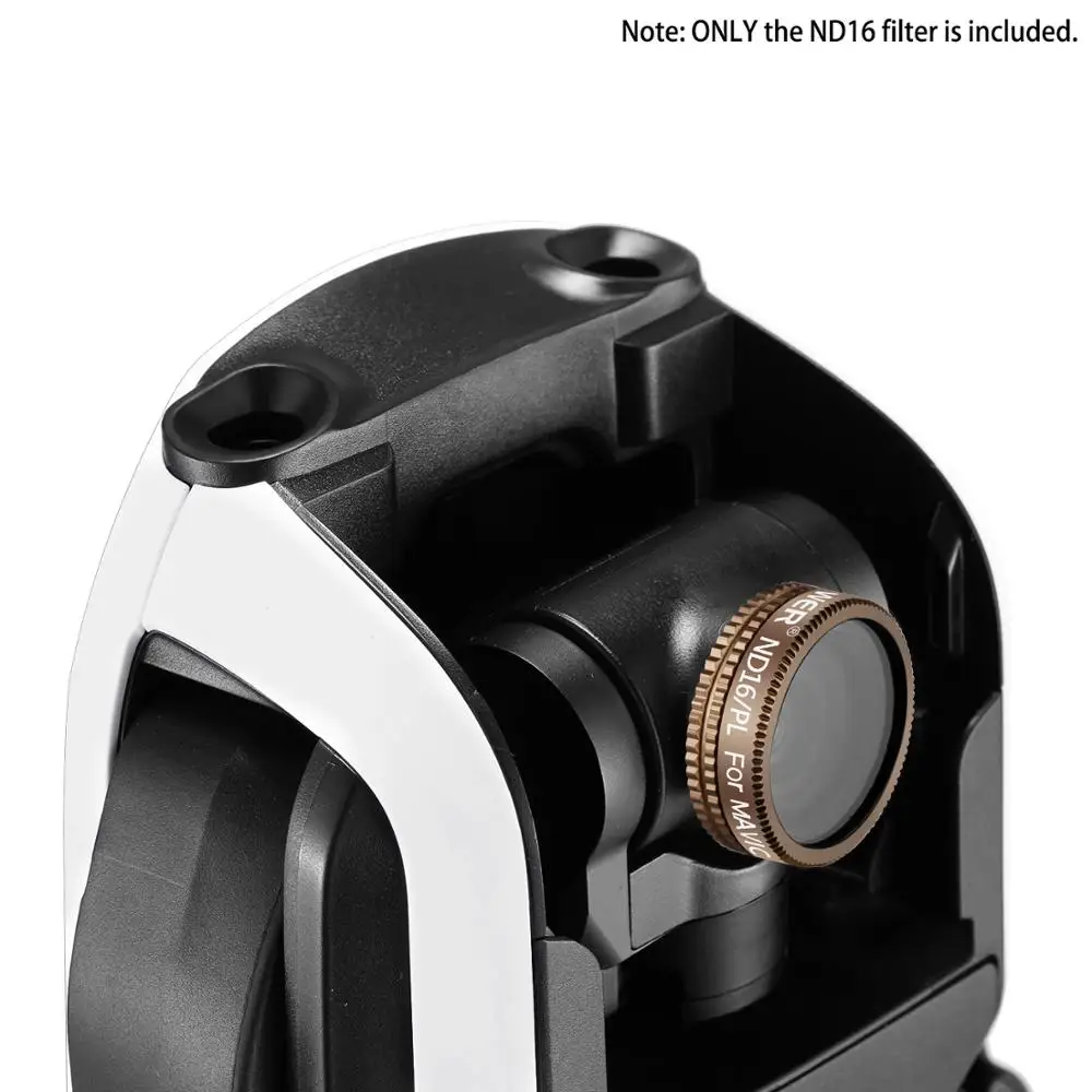 Фильтр Neewer Pro ND16/PL для DJI Mavic Air Drone Quadcopter из многослойного оптического стекла +