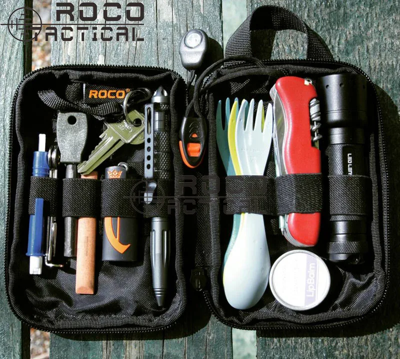 ROCOTACTICAL Военная Униформа EDC Мини карман органайзер тактический пояс Сумка военный