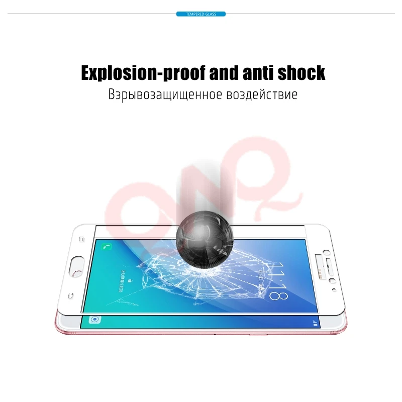 Tempered Glass For Samsung Galaxy A3 A5 A7 2016 2017 glass Full Cover Protective J5 J7 J2 Prime Screen Protector | Мобильные