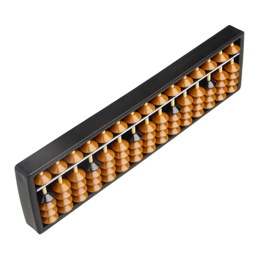 15 цифр арифметический коричневый инструмент Abacus детский математический