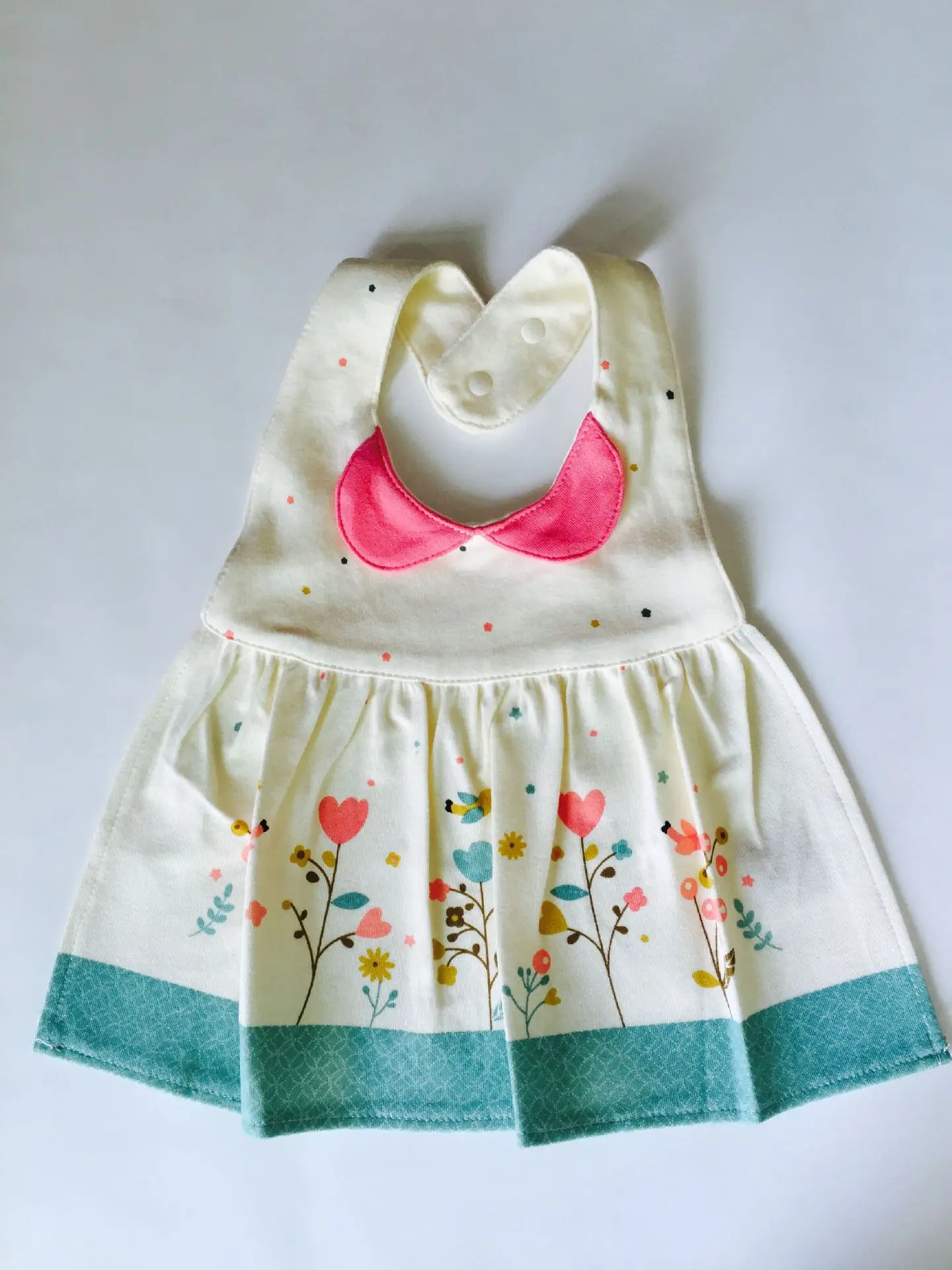 Хлопковые нагрудники для маленьких девочек многослойная юбка 38*20 см Kawaii Baberos От 0