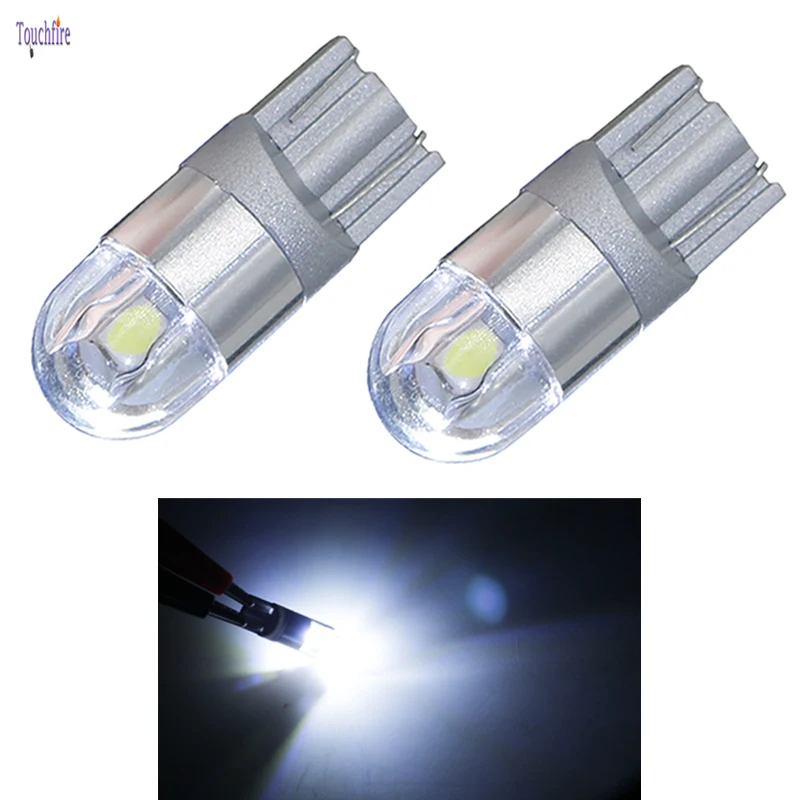 10 шт. автомобильная лампа T10 W5W 194 3030smd 2 светодиода для Чтения номерного знака