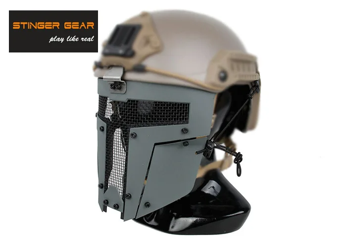 

Stinger Gear SPT Cool Airsoft Mesh Mask Fast Helmet Mask Grey(STG050889)