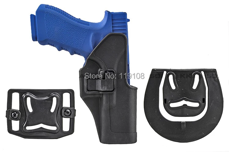 CQC Glock 17 тактическая кобура SERPA из черненого металла вечерние принадлежности