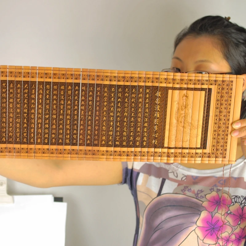 Бесплатная доставка Prajna Paramita сердце Sutra твердый переплет Ян резьба слипы буддизм