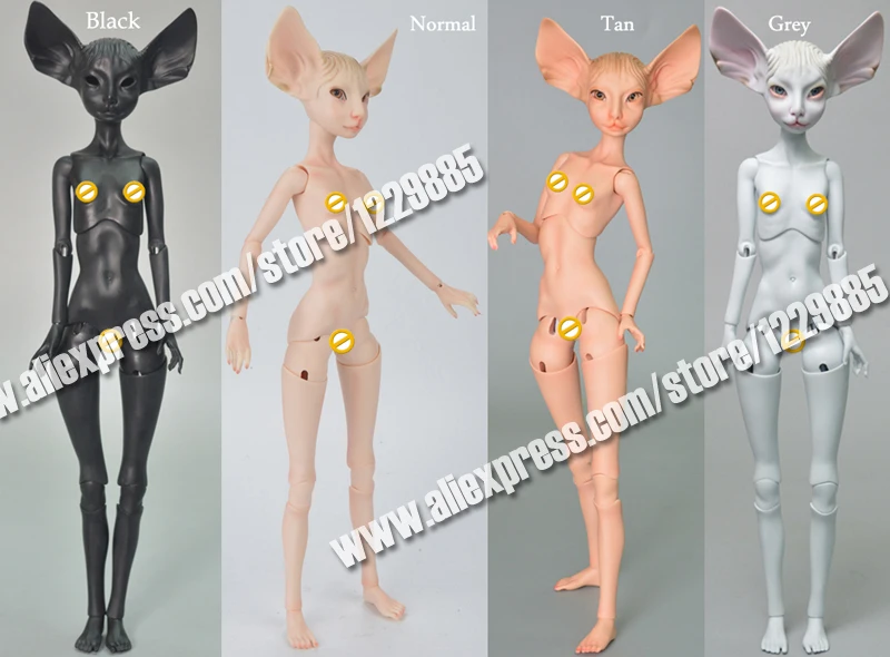HeHeBJD SD бесплатные глаза 1/4 Красивая Сфинкс Кошка девушка sd игрушка для продажи Горячая BJD