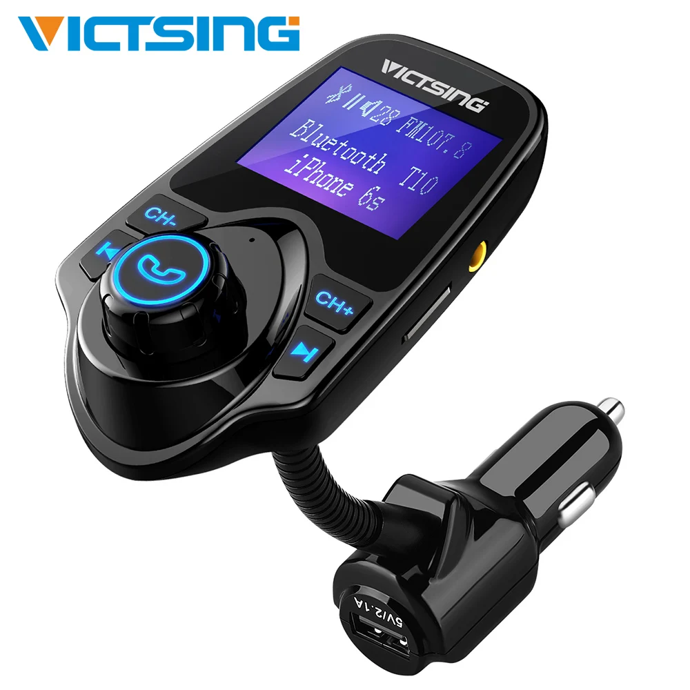 Автомобильное зарядное устройство Bluetooth FM передатчик USB беспроводной