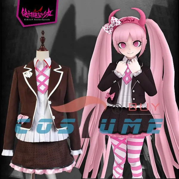 Костюм для косплея Zettai Zetsubo Shojo: Danganronpa костюм женщин на Хэллоуин|cosplay costume|another