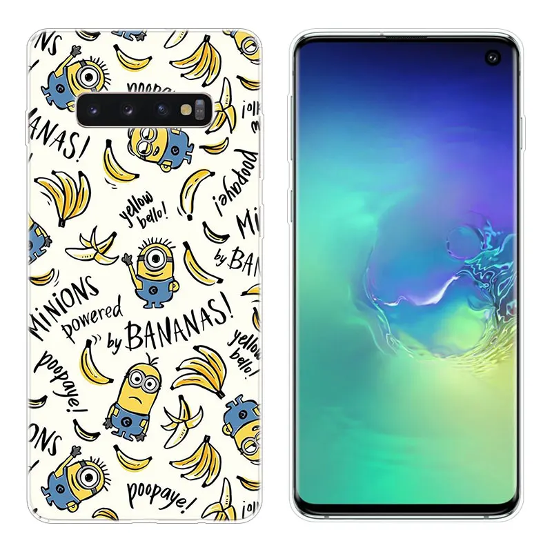 Чехол силиконовый для Samsung Galaxy S10 S9 S8 Plus S7 Edge A6 A8 A7 A9 2018 A5 2017 | Мобильные телефоны и