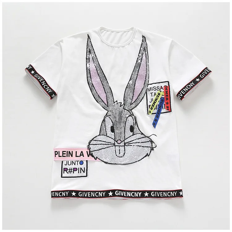 Повседневное свободное платье с рисунком кролика для маленьких девочек мягкое