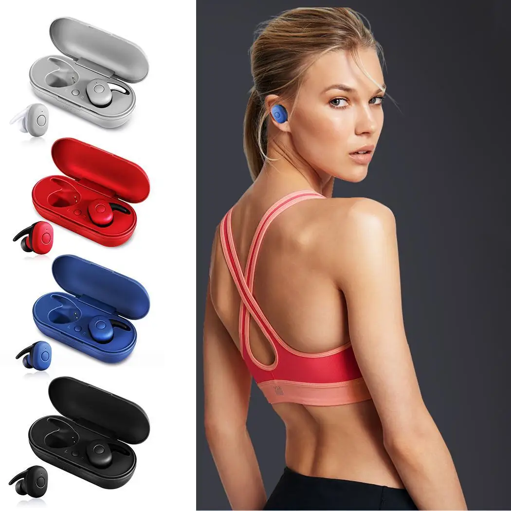 Беспроводные Bluetooth наушники Многоточечное соединение мини невидимые