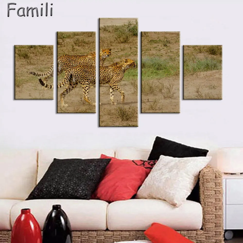 5 шт. настенный тканевый постер в виде животных|wall pictures|canvas paintingfabric posters |